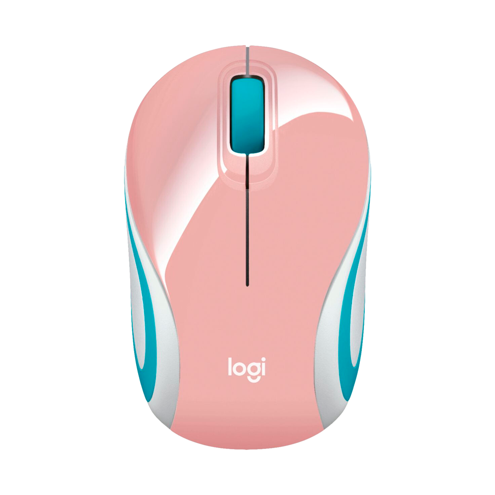 Mouse Logitech Inalámbrico rosado M187